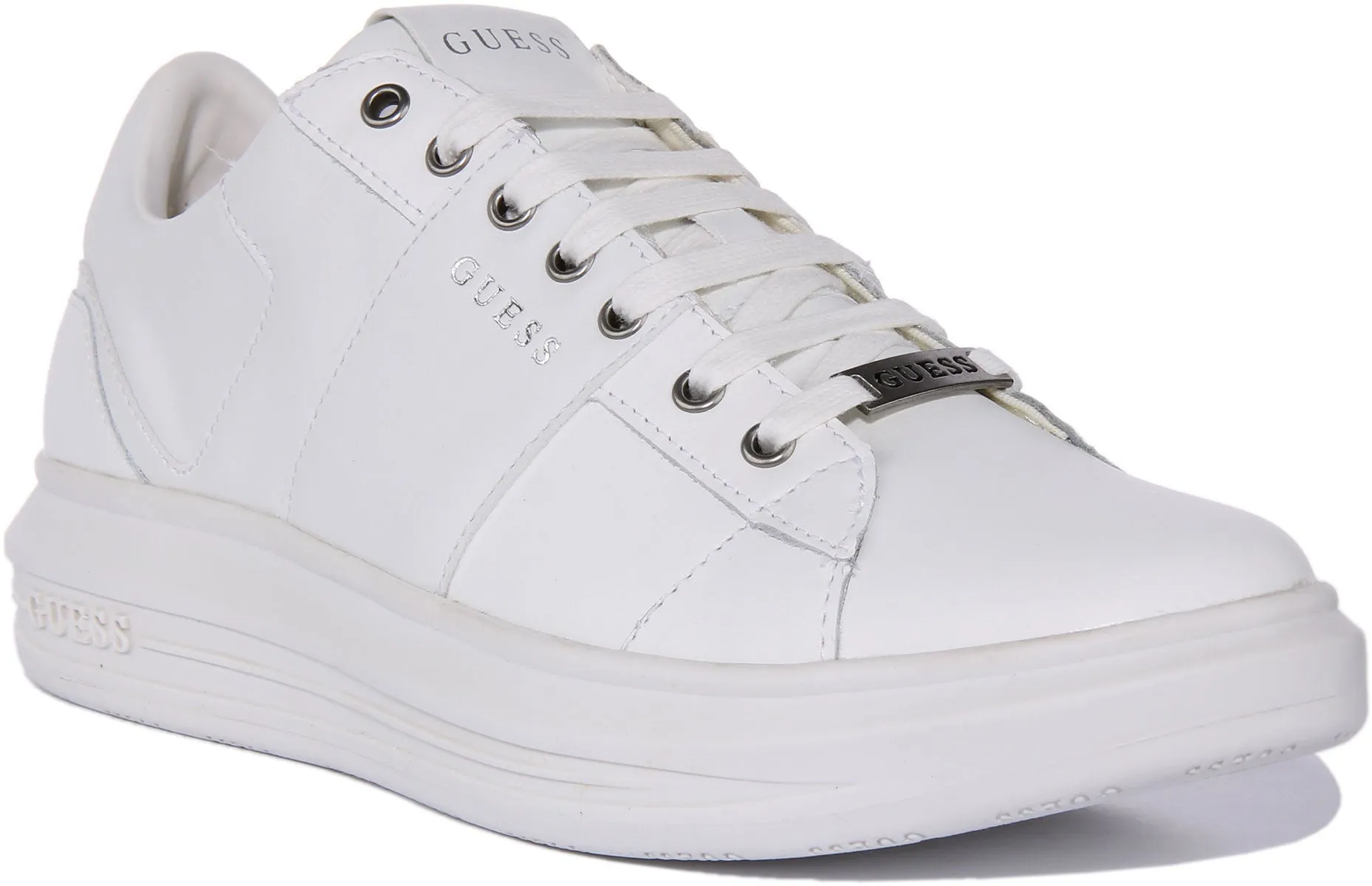 Guess Vibo Trainer In White For Men