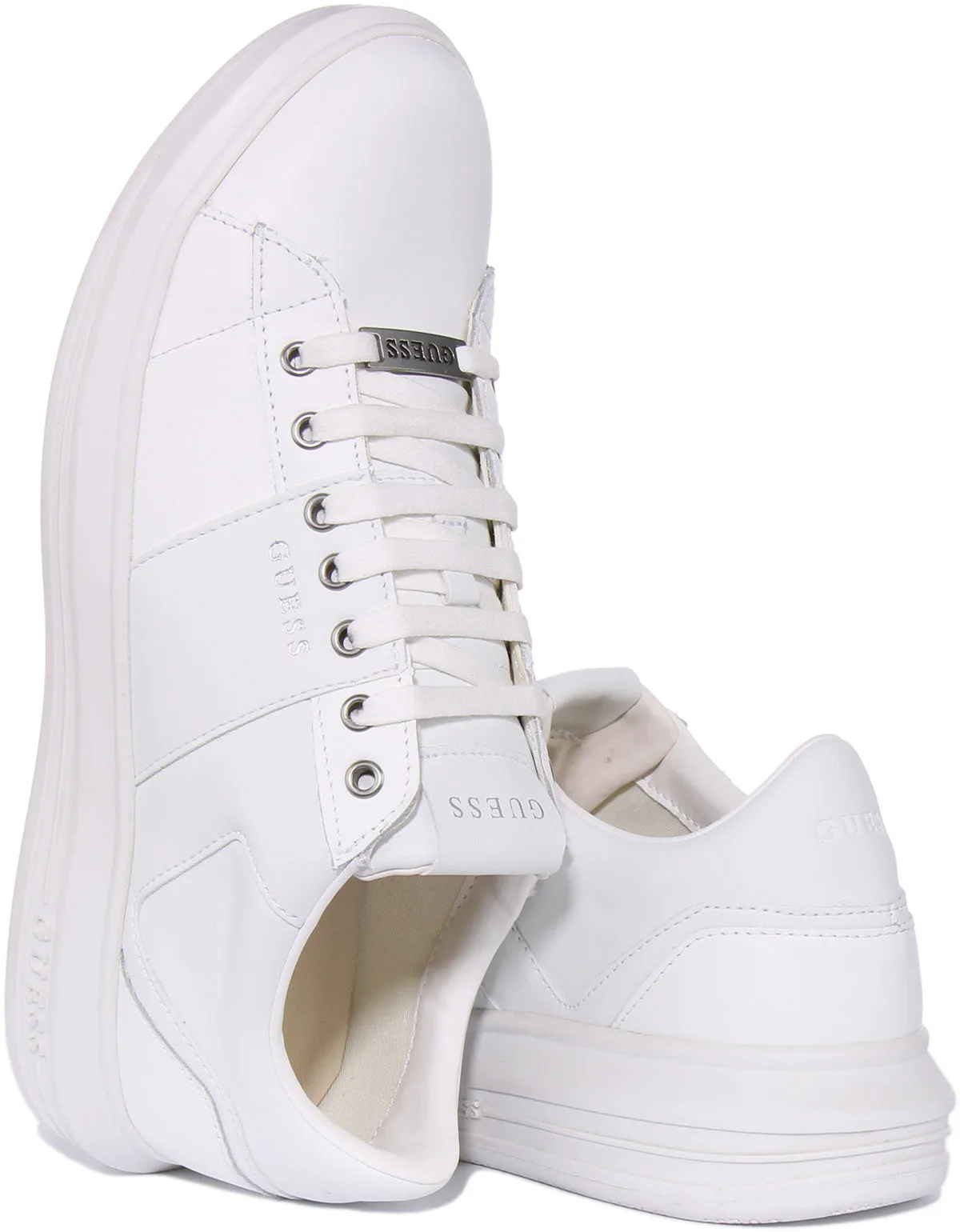 Guess Vibo Trainer In White For Men