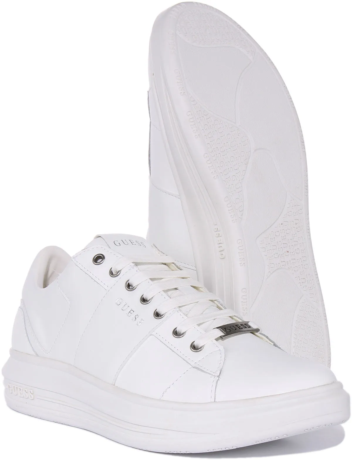 Guess Vibo Trainer In White For Men