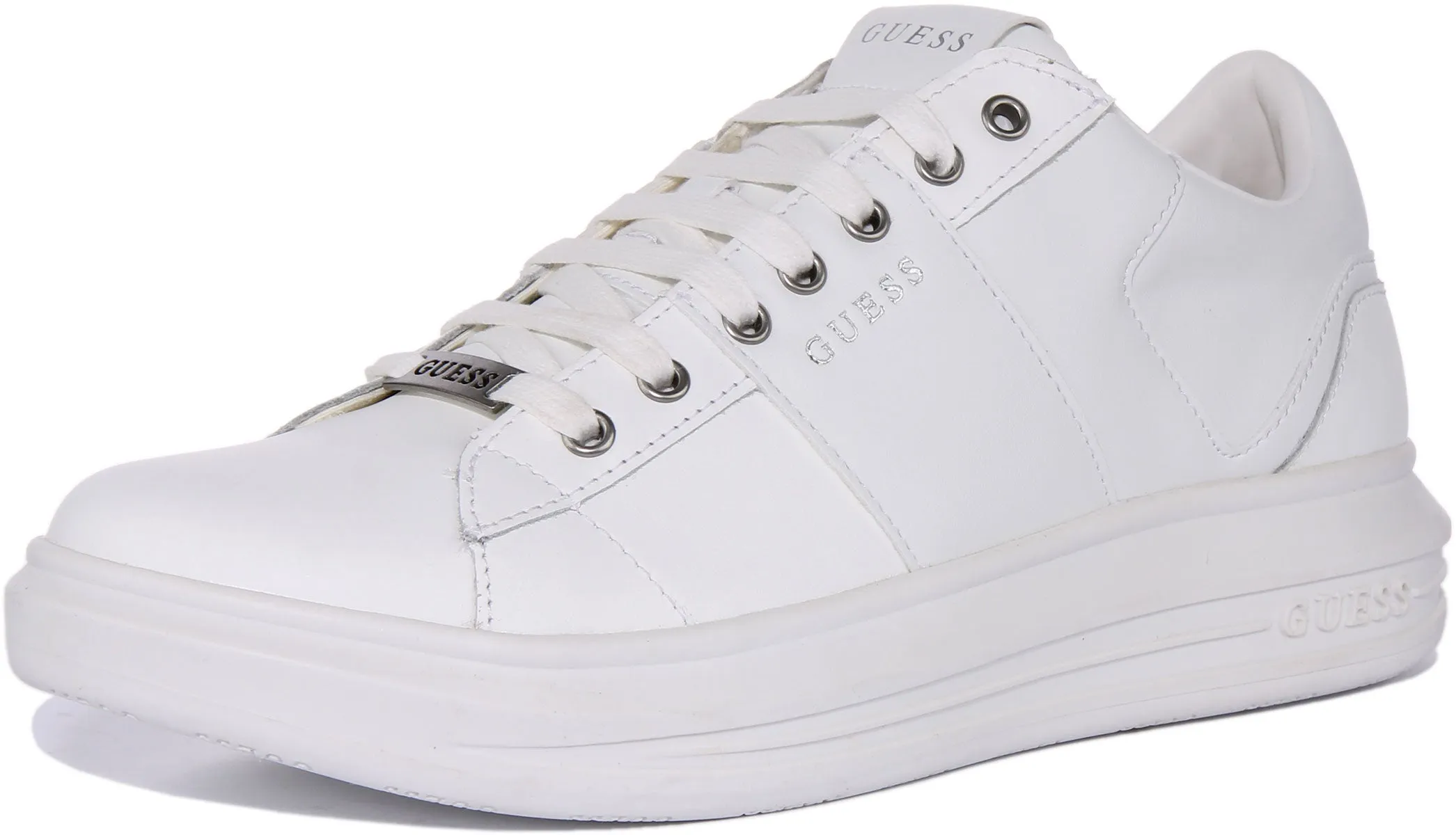 Guess Vibo Trainer In White For Men