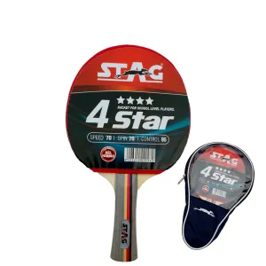 International Table Tennis (T.T) Racket | Premium ITTF Approved Rubber| Beginner Series T.T Racquet| Pro Custom Designed Comfortable Grip Paddle | Multicolor