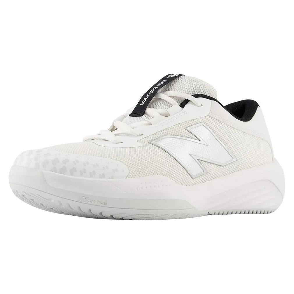 Juniors 996v6 Tennis Shoes White and Black