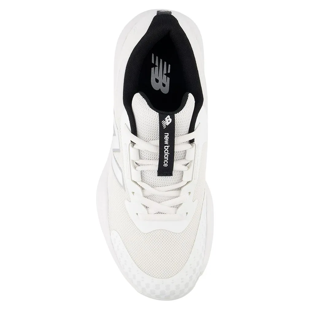 Juniors 996v6 Tennis Shoes White and Black