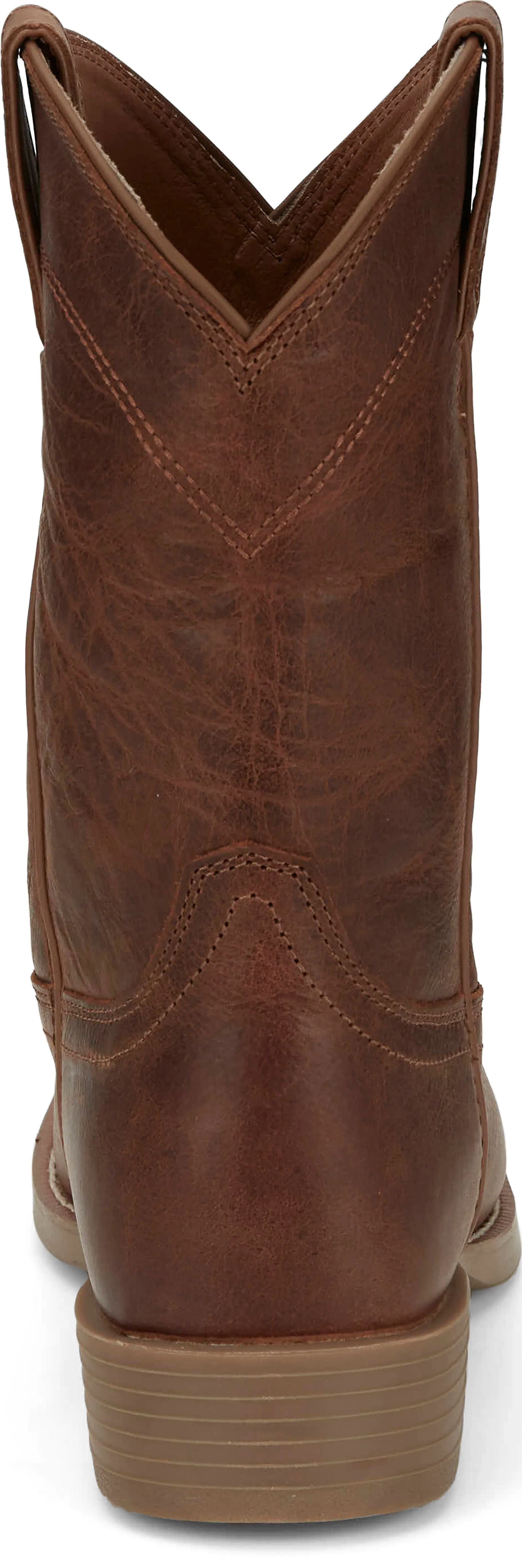 Justin Men's Stampede Kilgore Hickory Brown Round Toe Roper Boots SE7501