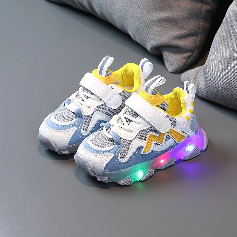 Kids Breathable Lightup Sneakers toodlers sports shoes