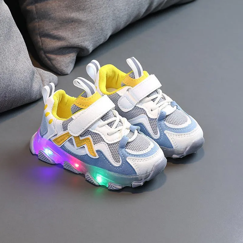 Kids Breathable Lightup Sneakers toodlers sports shoes