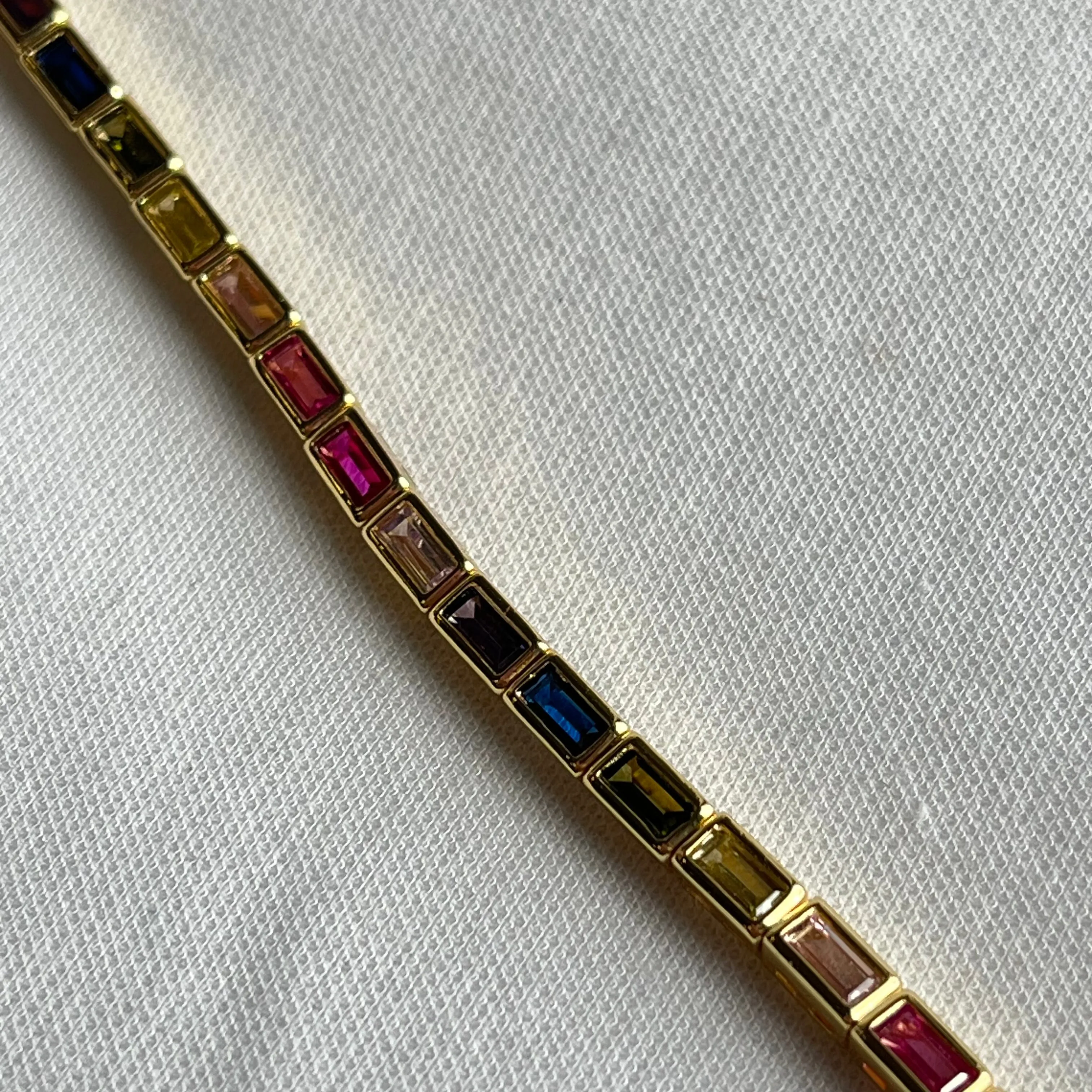 Lainey Rainbow Tennis Bracelet