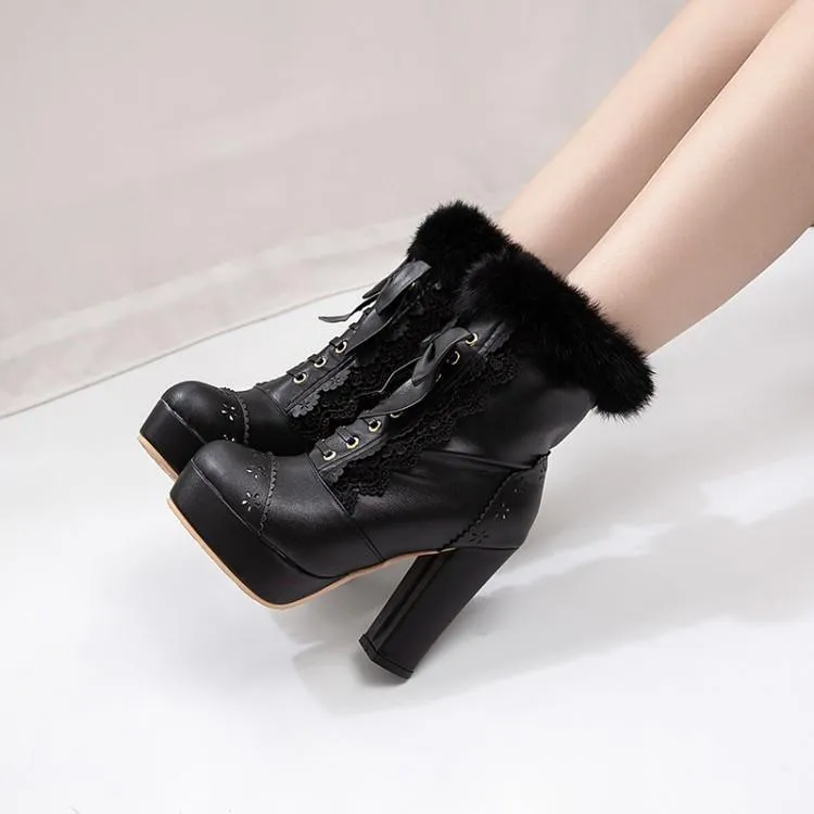 Lolita Winter Boots Shoes SD00853