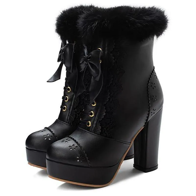 Lolita Winter Boots Shoes SD00853