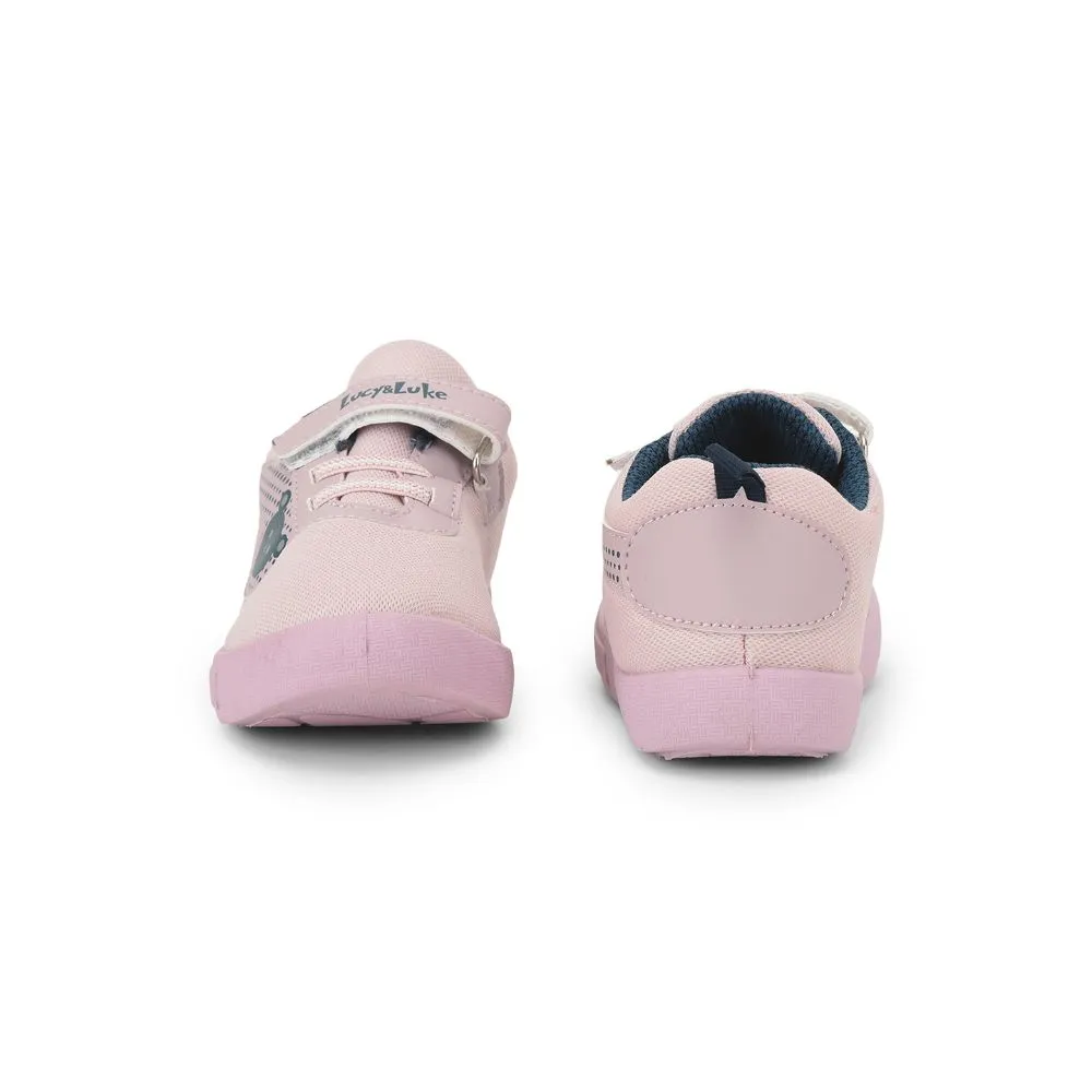 Lucy & Luke (Pink) Casual Non Lacing Shoes For Kids BASTIAN-2M By Liberty