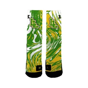 Lynden Boys Tennis Swirl Socks