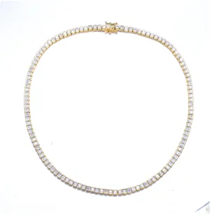 Marie Tennis Chain Anniversary Necklace