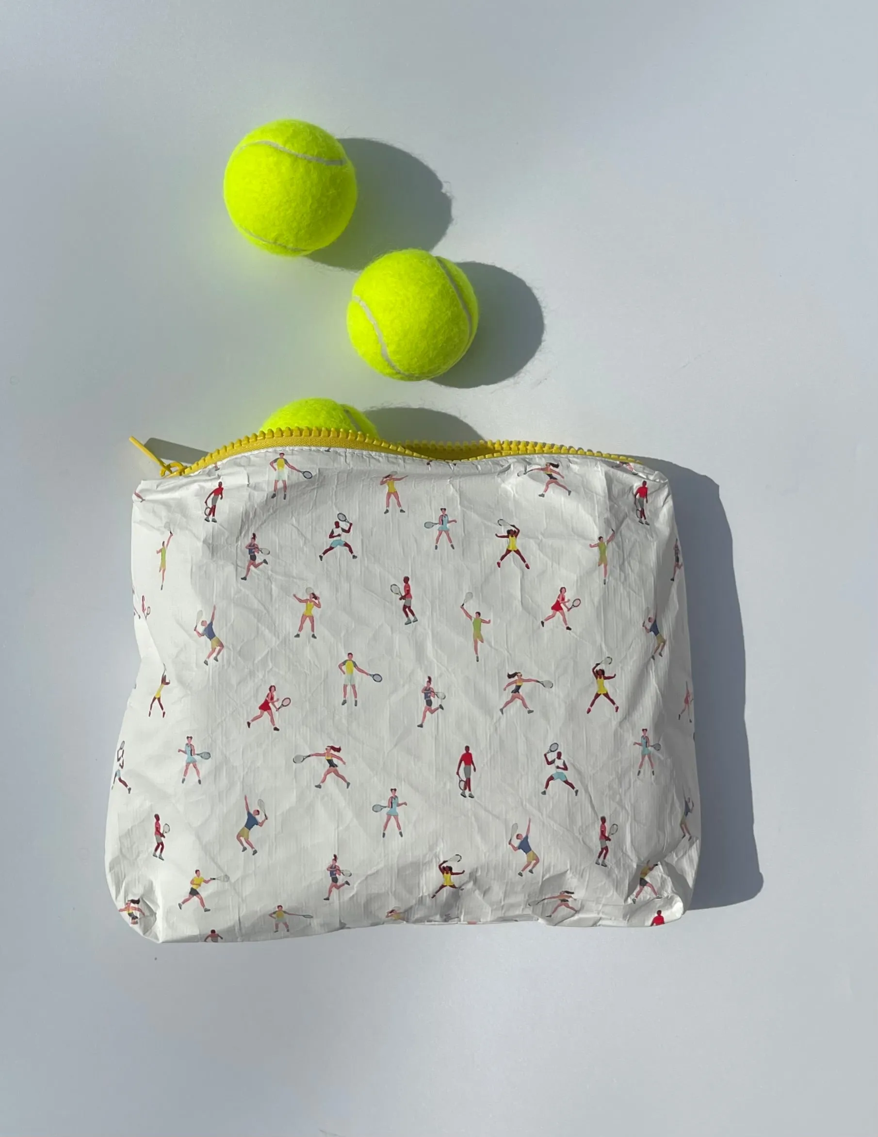 Medium Zipper Pack in Tennis Match Pattern