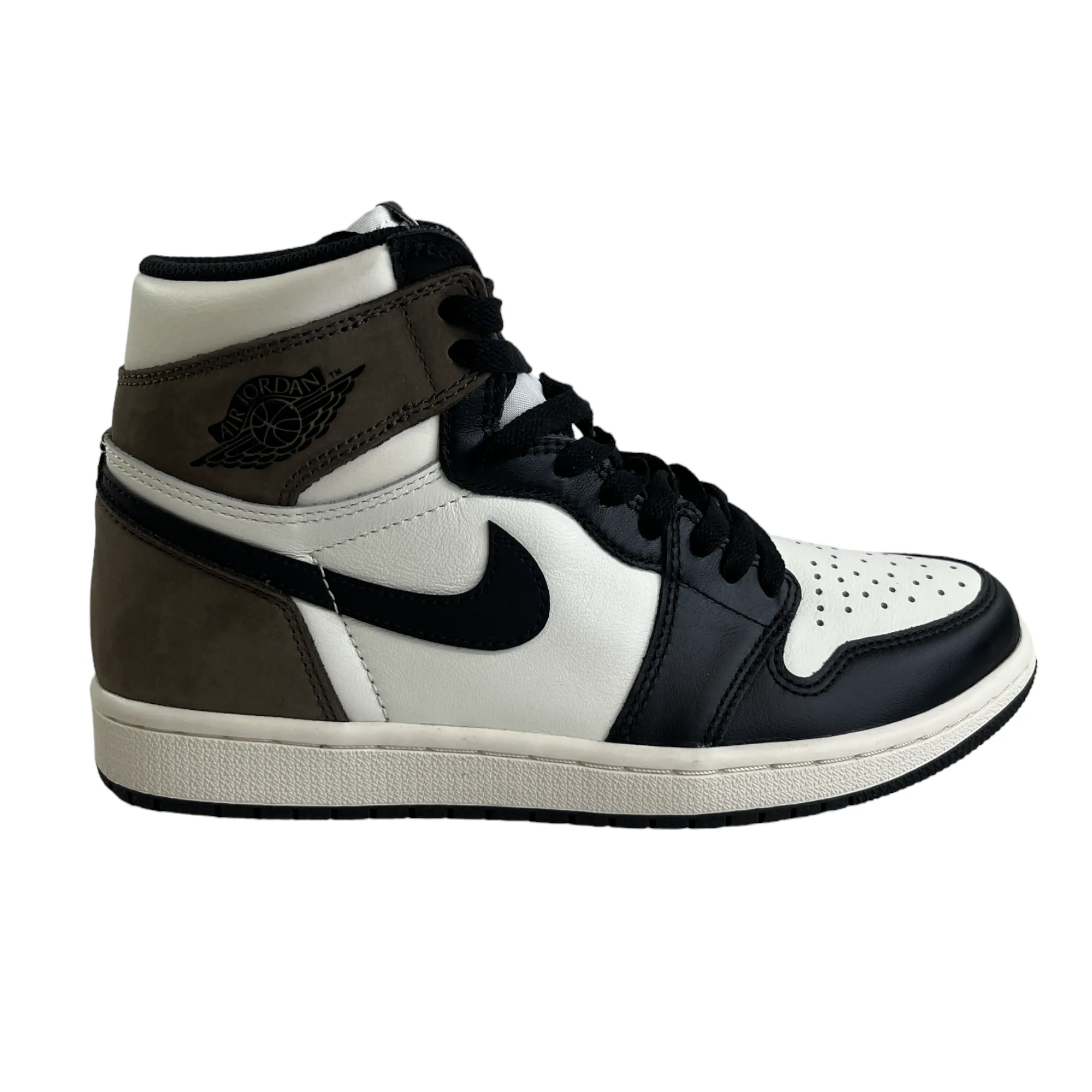 Men's Air Jordan 1 "Mocha" High Trainers White Size EU 40.5 / UK 6.5