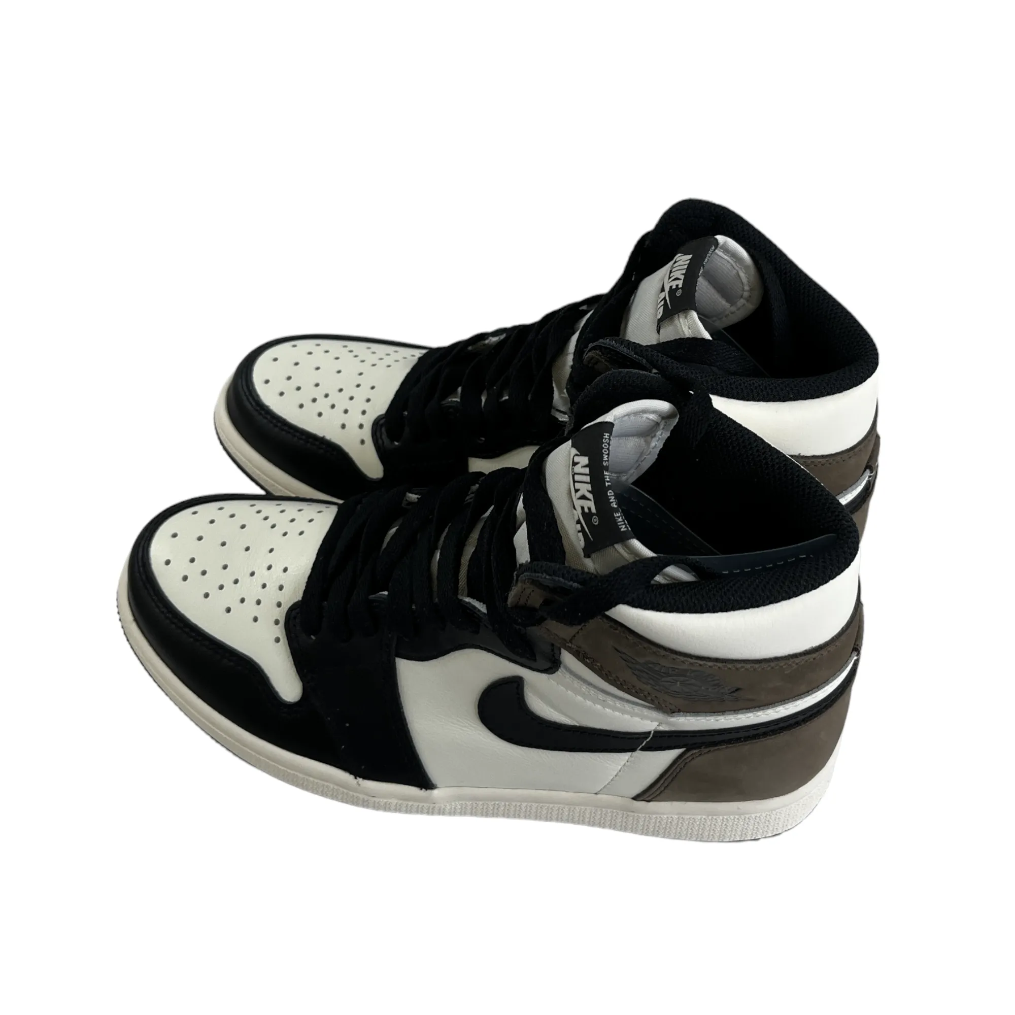 Men's Air Jordan 1 "Mocha" High Trainers White Size EU 40.5 / UK 6.5