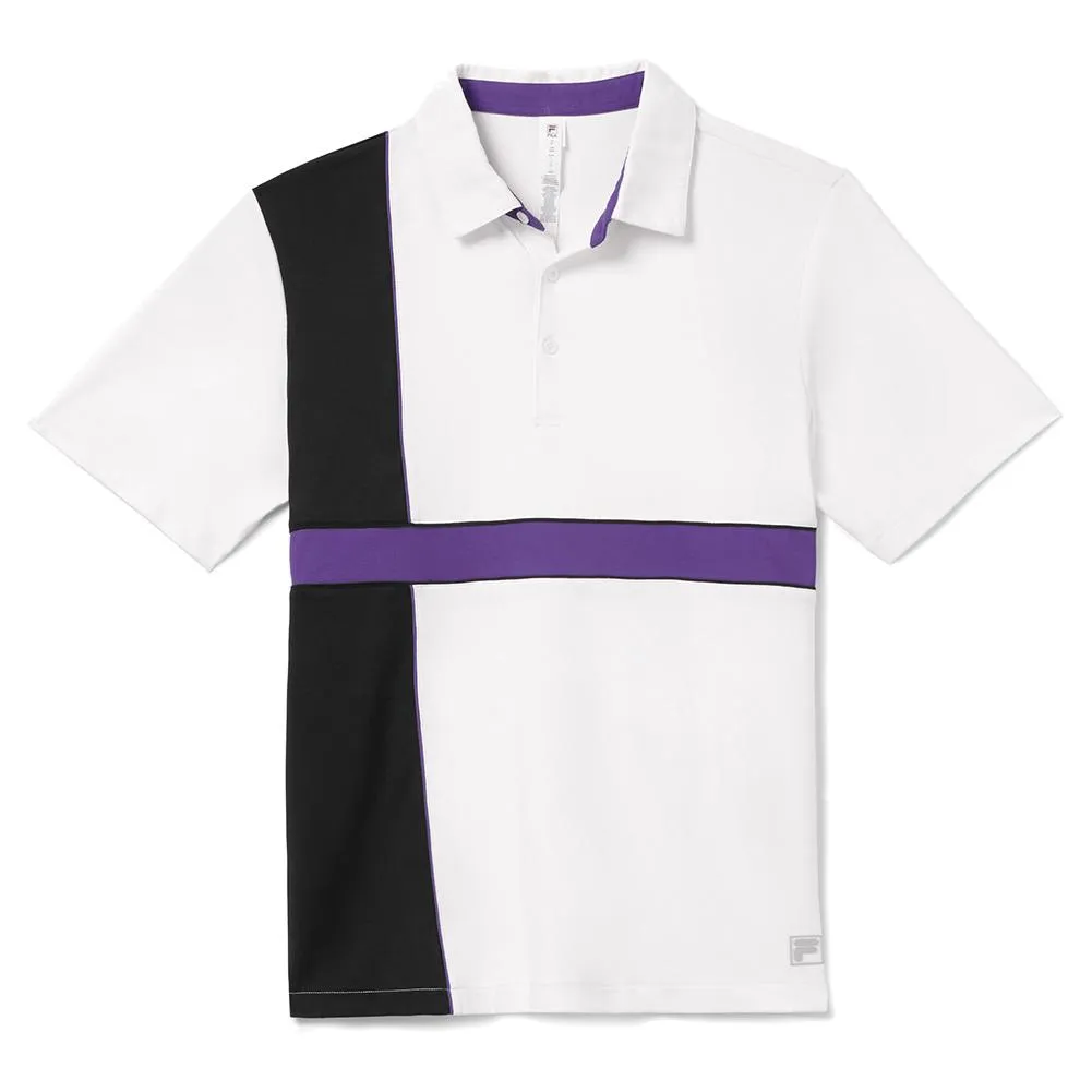 Men`s Back Spin Short Sleeve Tennis Polo