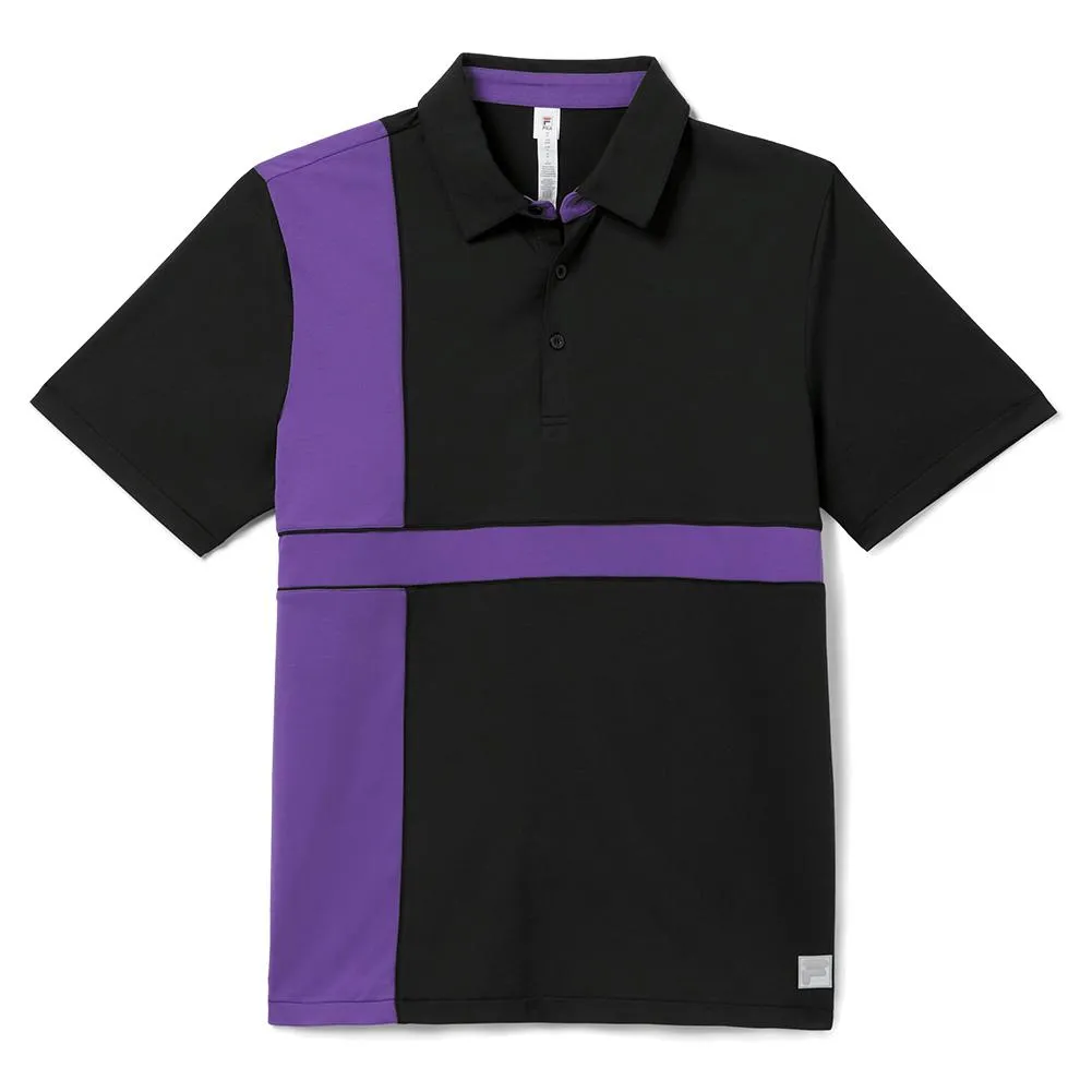 Men`s Back Spin Short Sleeve Tennis Polo