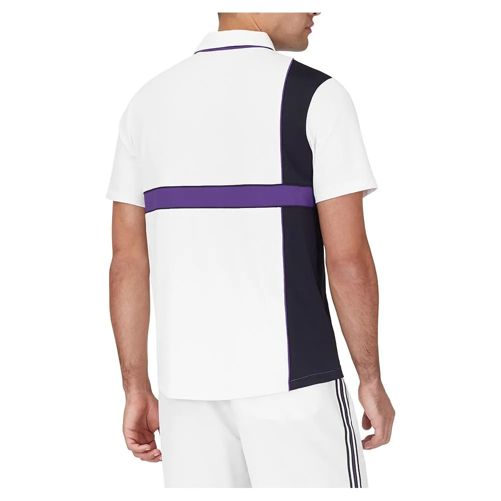 Men`s Back Spin Short Sleeve Tennis Polo