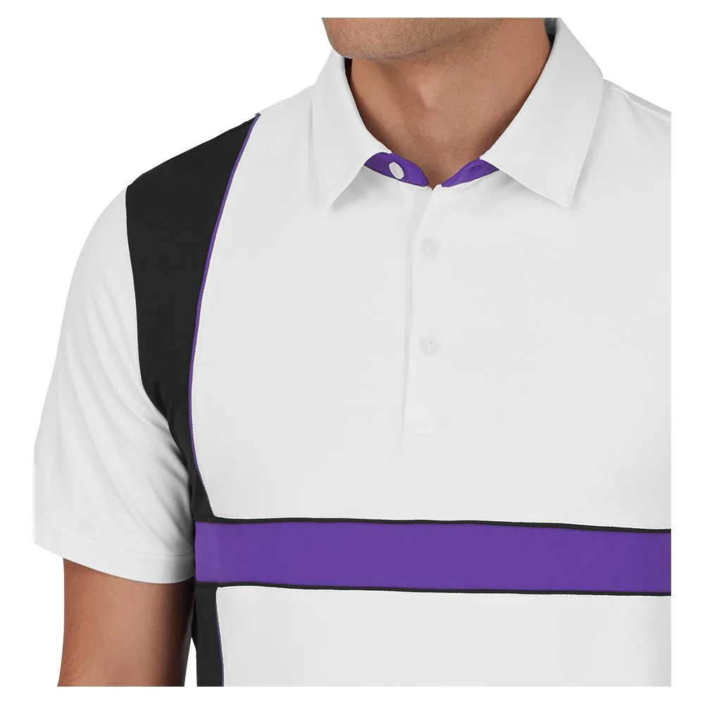 Men`s Back Spin Short Sleeve Tennis Polo