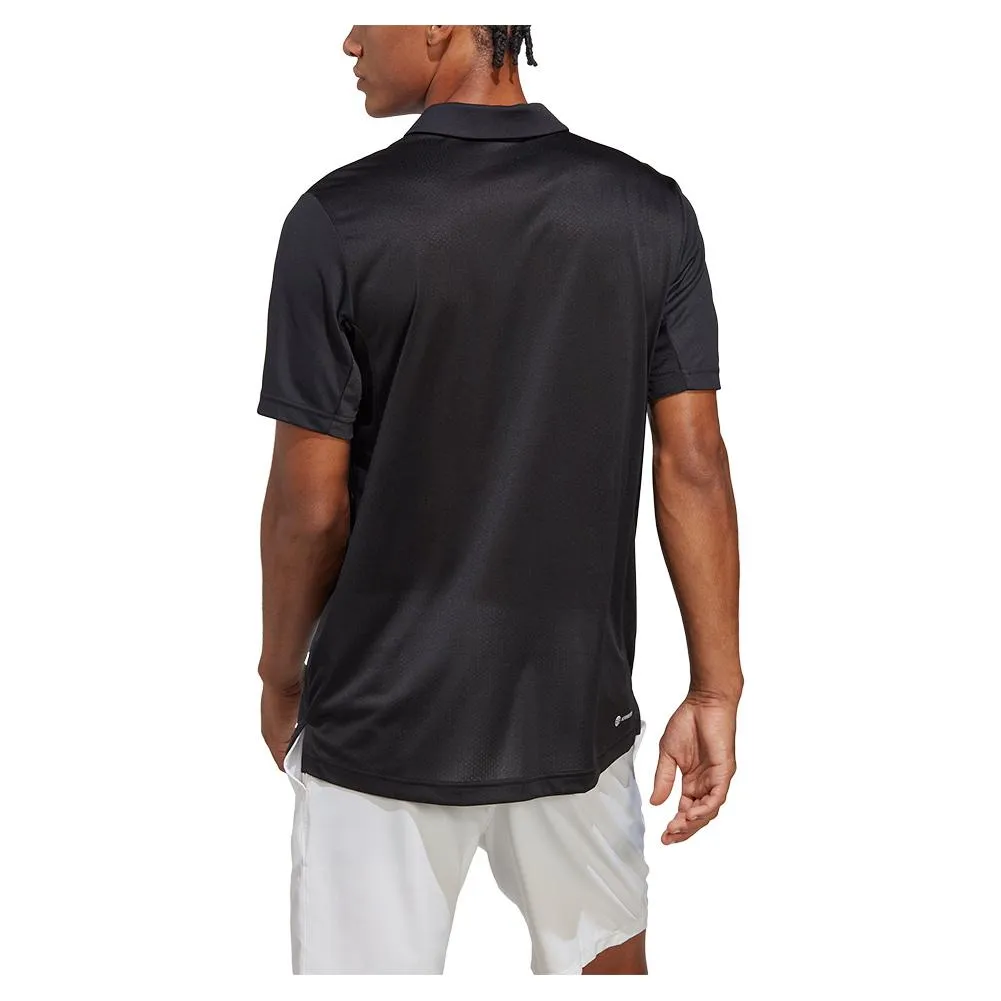 Men's Club Tennis Polo Black