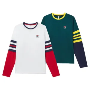 Men`s Heritage Long Sleeve Tennis Crew