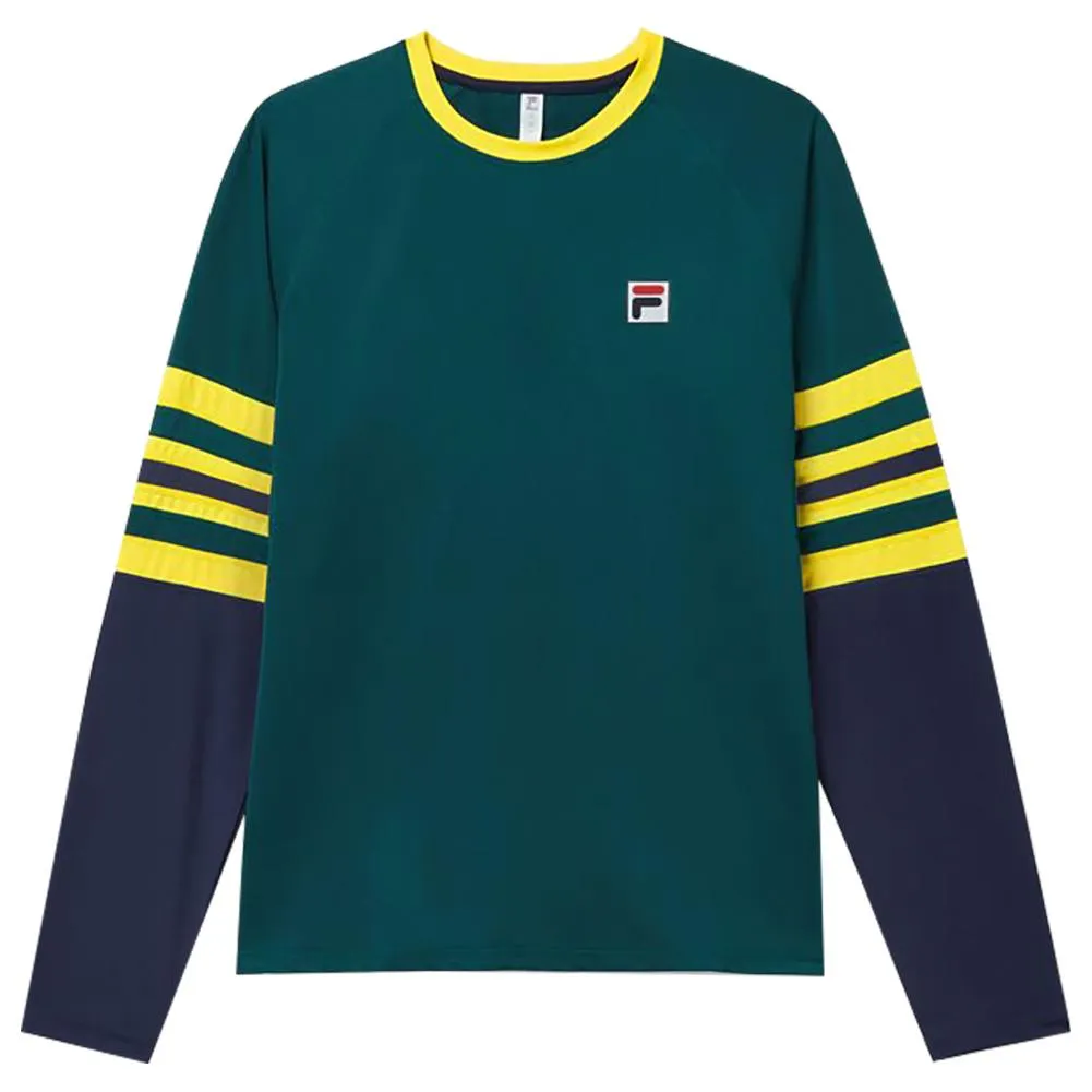 Men`s Heritage Long Sleeve Tennis Crew