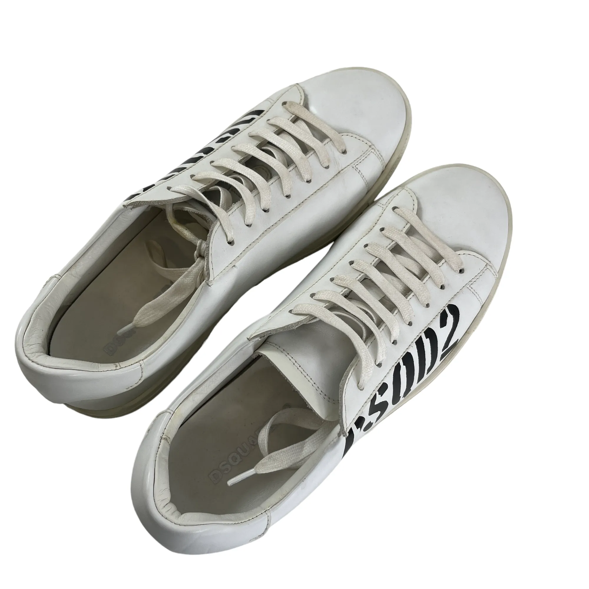 Men's Logo Low Trainers White Size EU 40.5 / UK 6.5