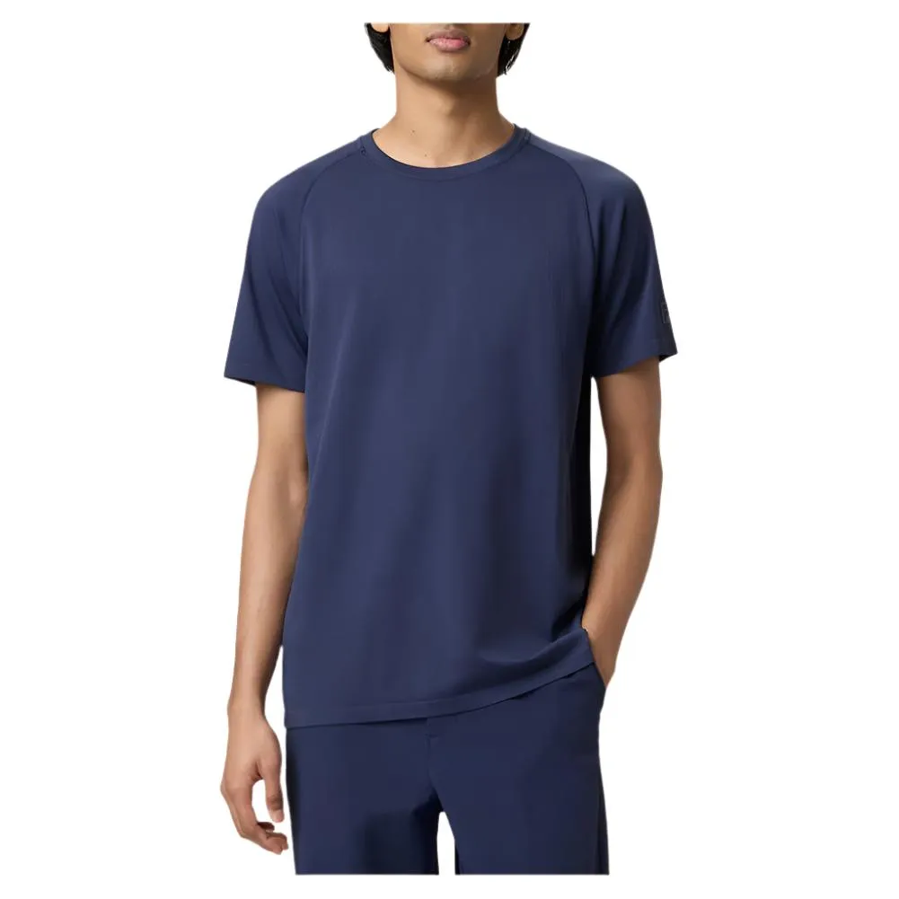 Mens Lucky Ace Short Sleeve Seamless Tennis Crew