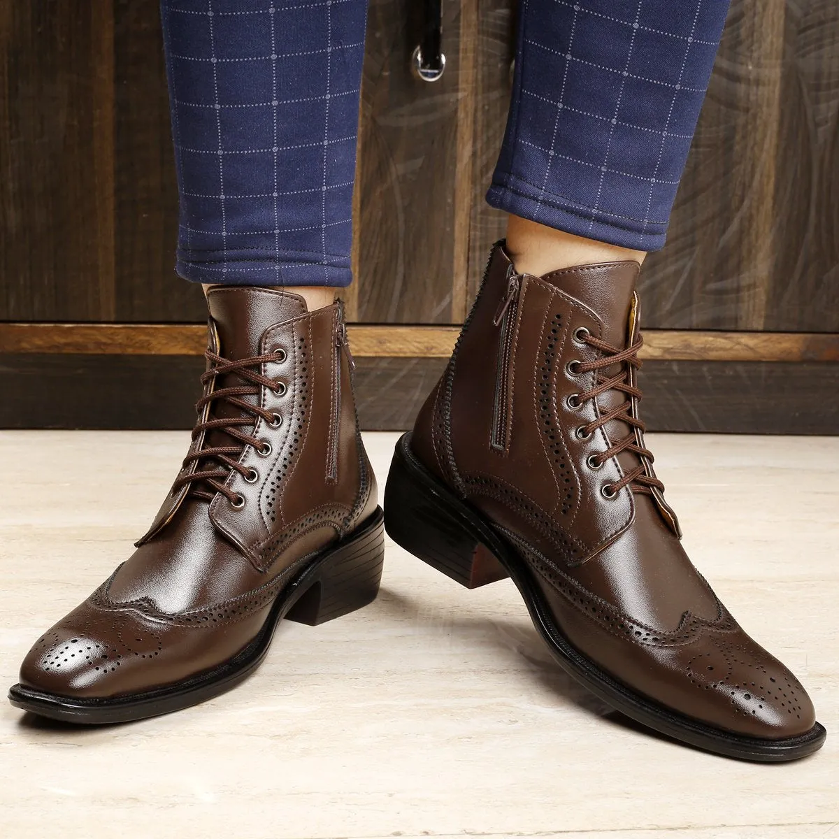 Men's New Height Increasing Comfortable And Stylish Regular Office and Formal Wear