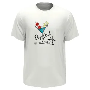 Men's Short Sleeve Day Dink Graphic Tennis Top Bright White