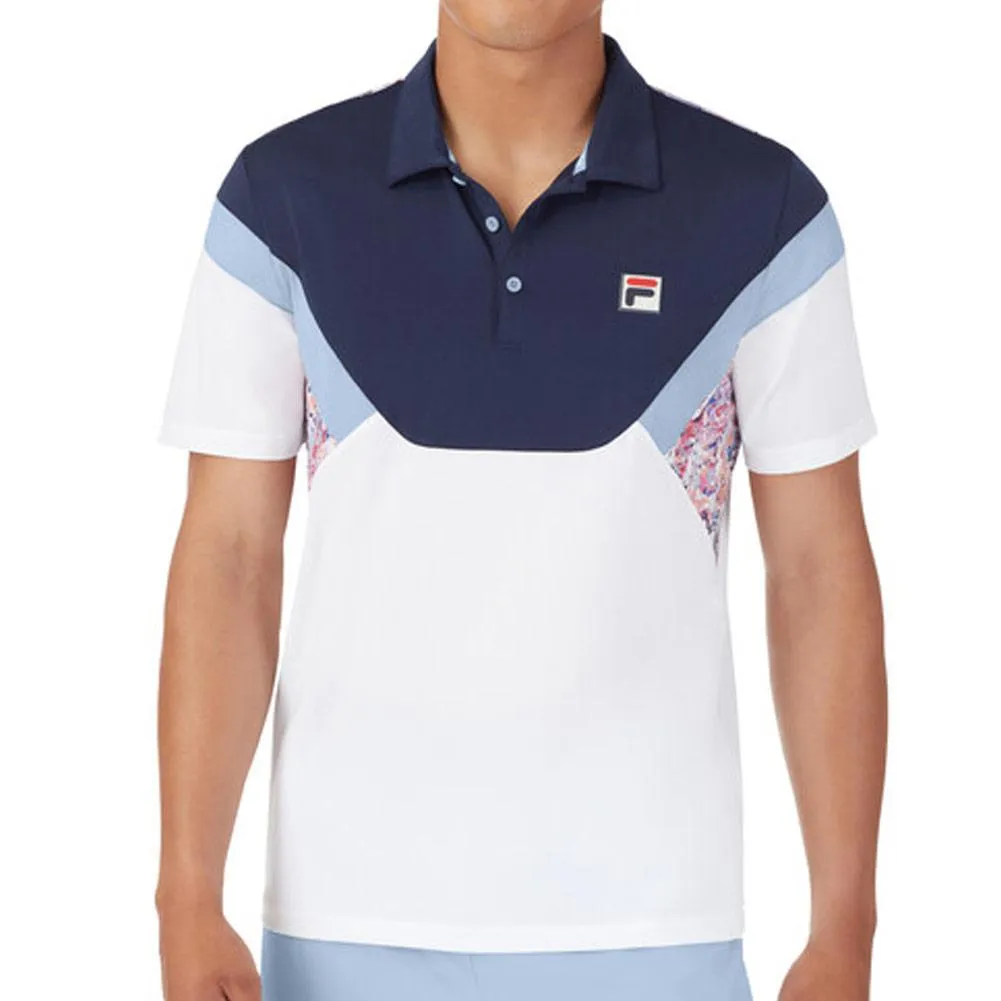 Men's Solar Power Color Block Tennis Polo