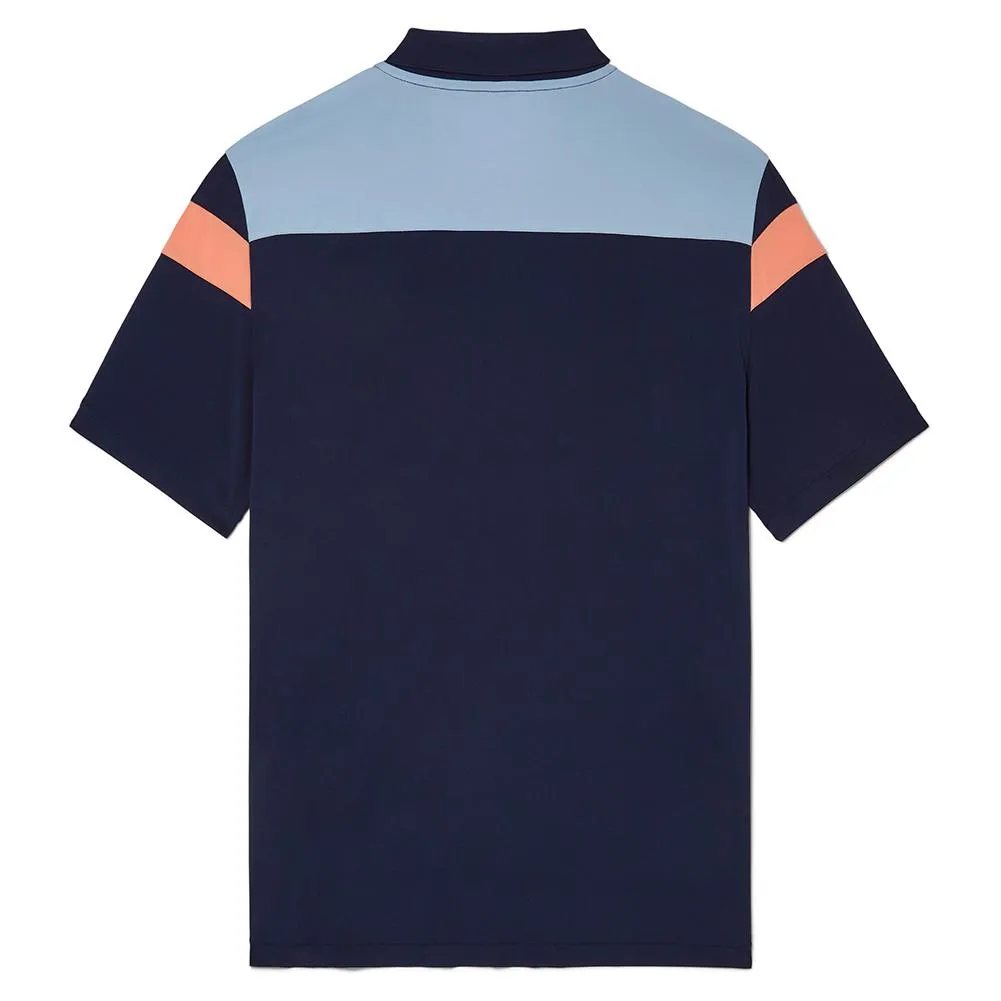 Men's Solar Power Color Block Tennis Polo