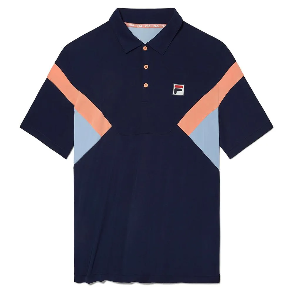 Men's Solar Power Color Block Tennis Polo