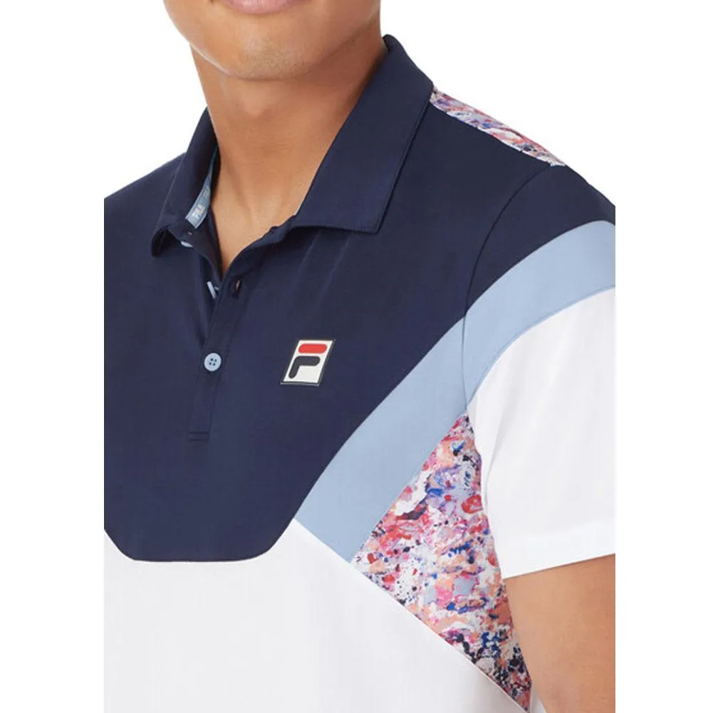 Men's Solar Power Color Block Tennis Polo