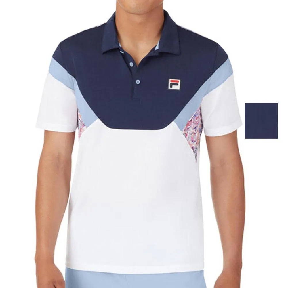 Men's Solar Power Color Block Tennis Polo