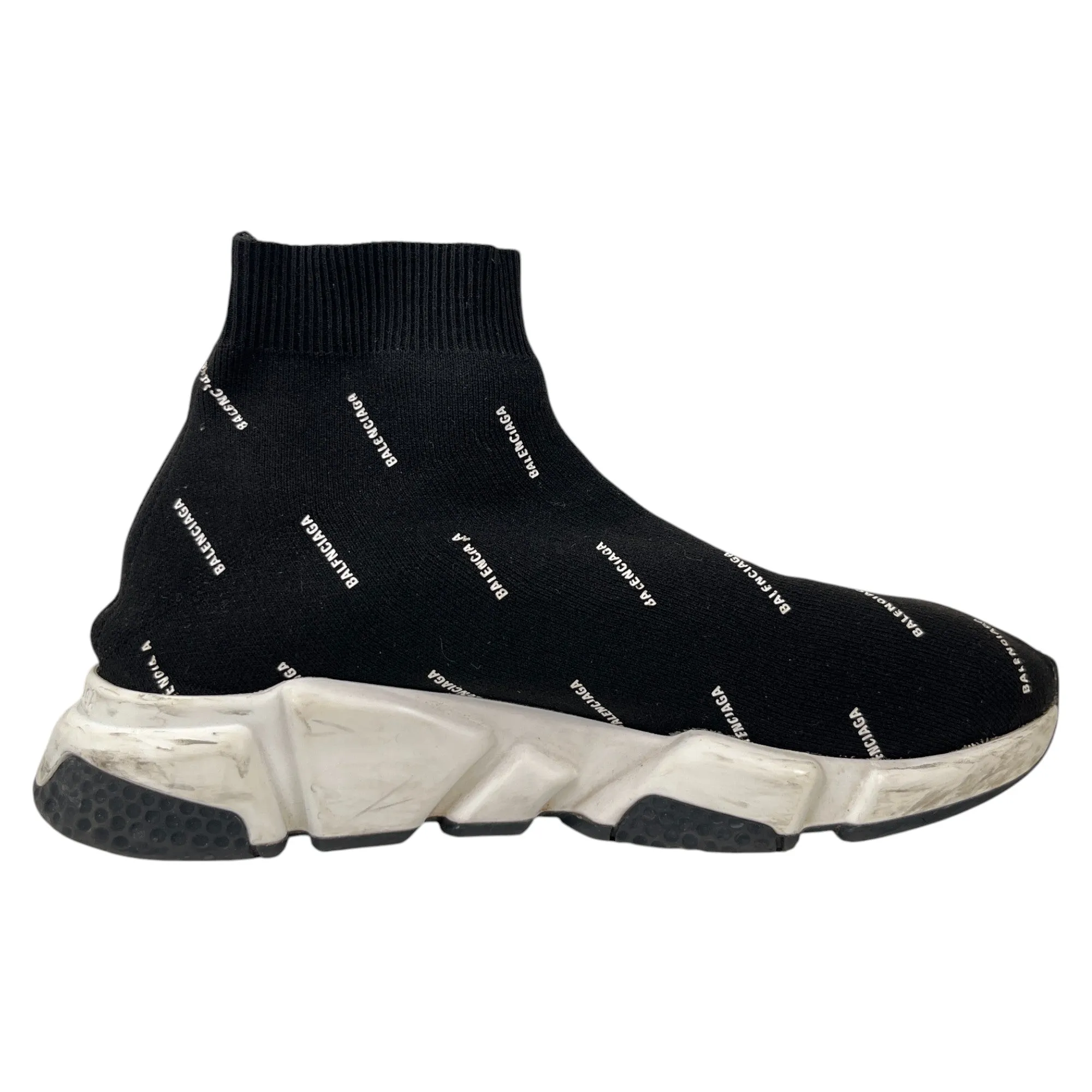 Men's Speed Sock High Trainers Black Size EU 40 / UK 6