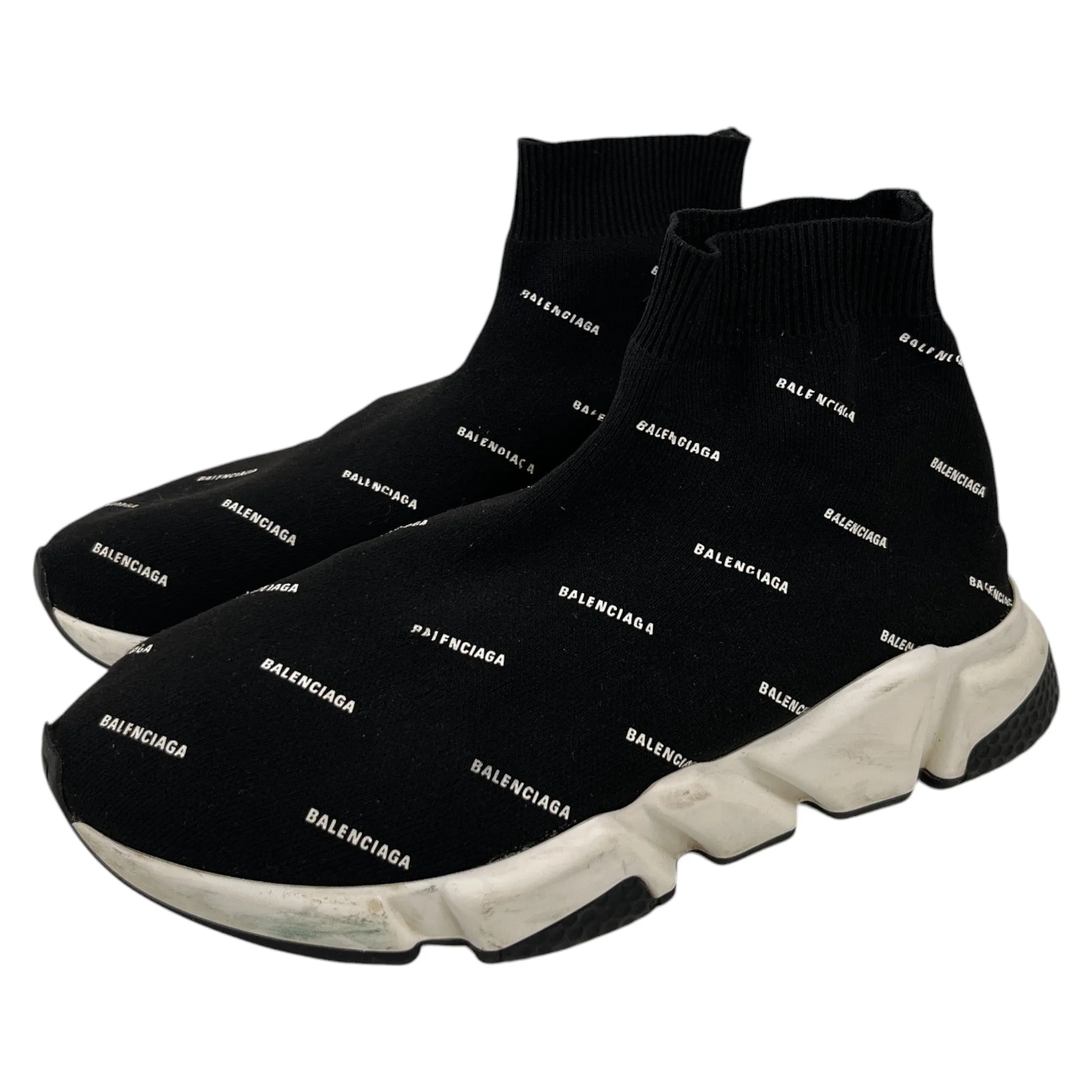 Men's Speed Sock High Trainers Black Size EU 40 / UK 6