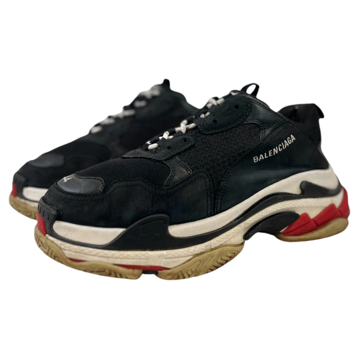 Men's Triple S Low Trainers Black Size EU 44 / UK 10