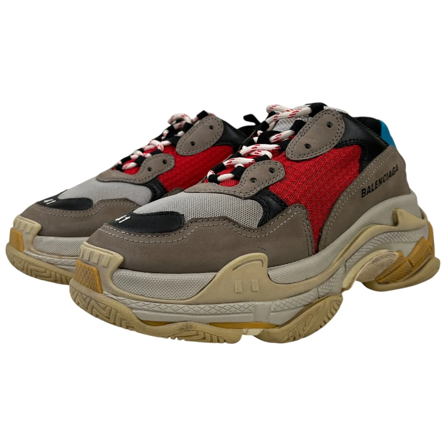 Men's Triple S Low Trainers Multi-Coloured Size EU 41 / UK 7