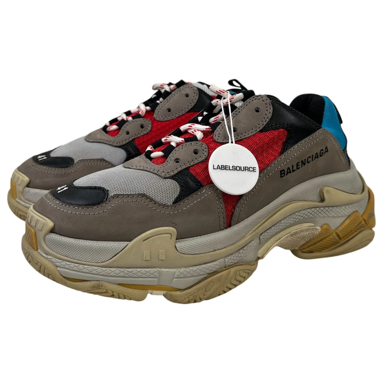 Men's Triple S Low Trainers Multi-Coloured Size EU 41 / UK 7