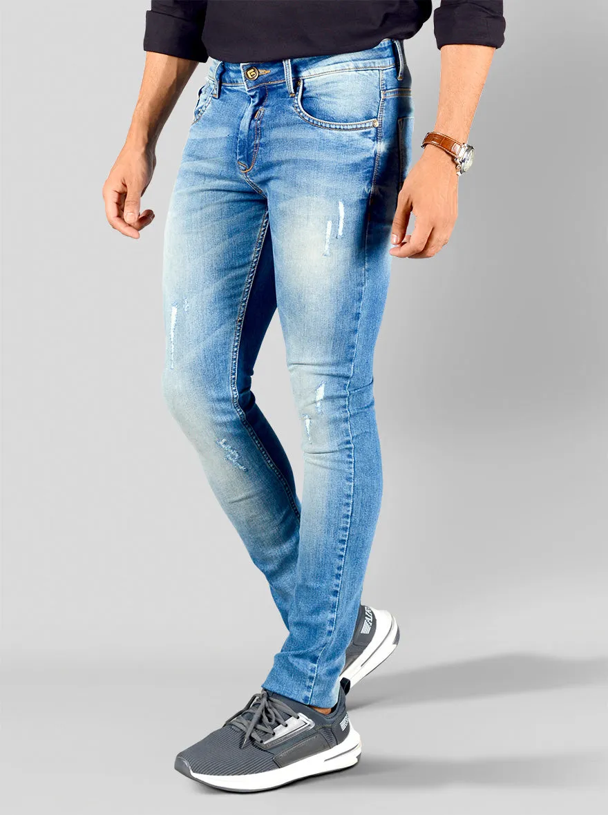 Moonlight Blue Slim Fit Jeans | Greenfibre