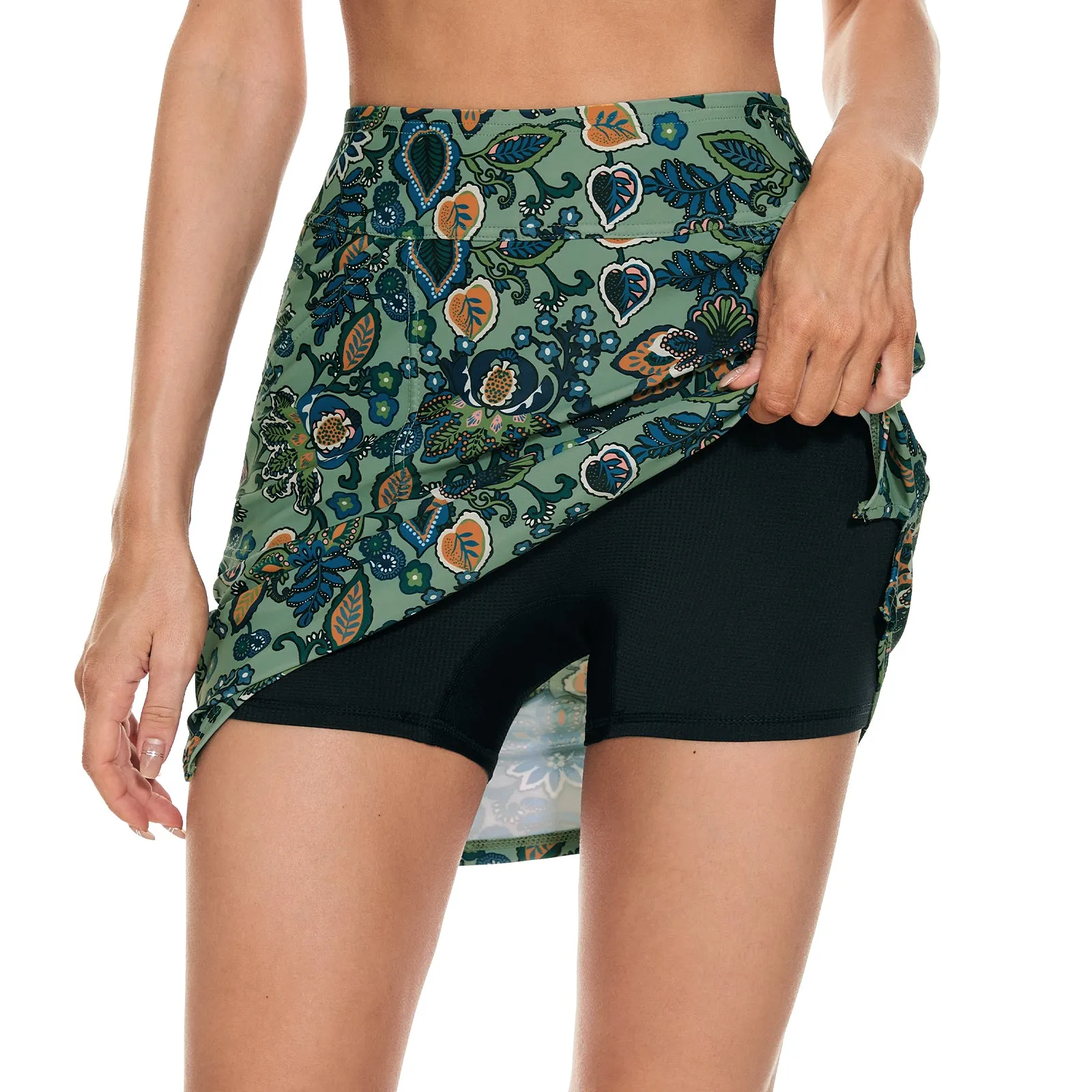 MOTEEPI Skorts Skirts for Women 18" Athletic Golf Skort with Pockets Casual Dressy High Waist