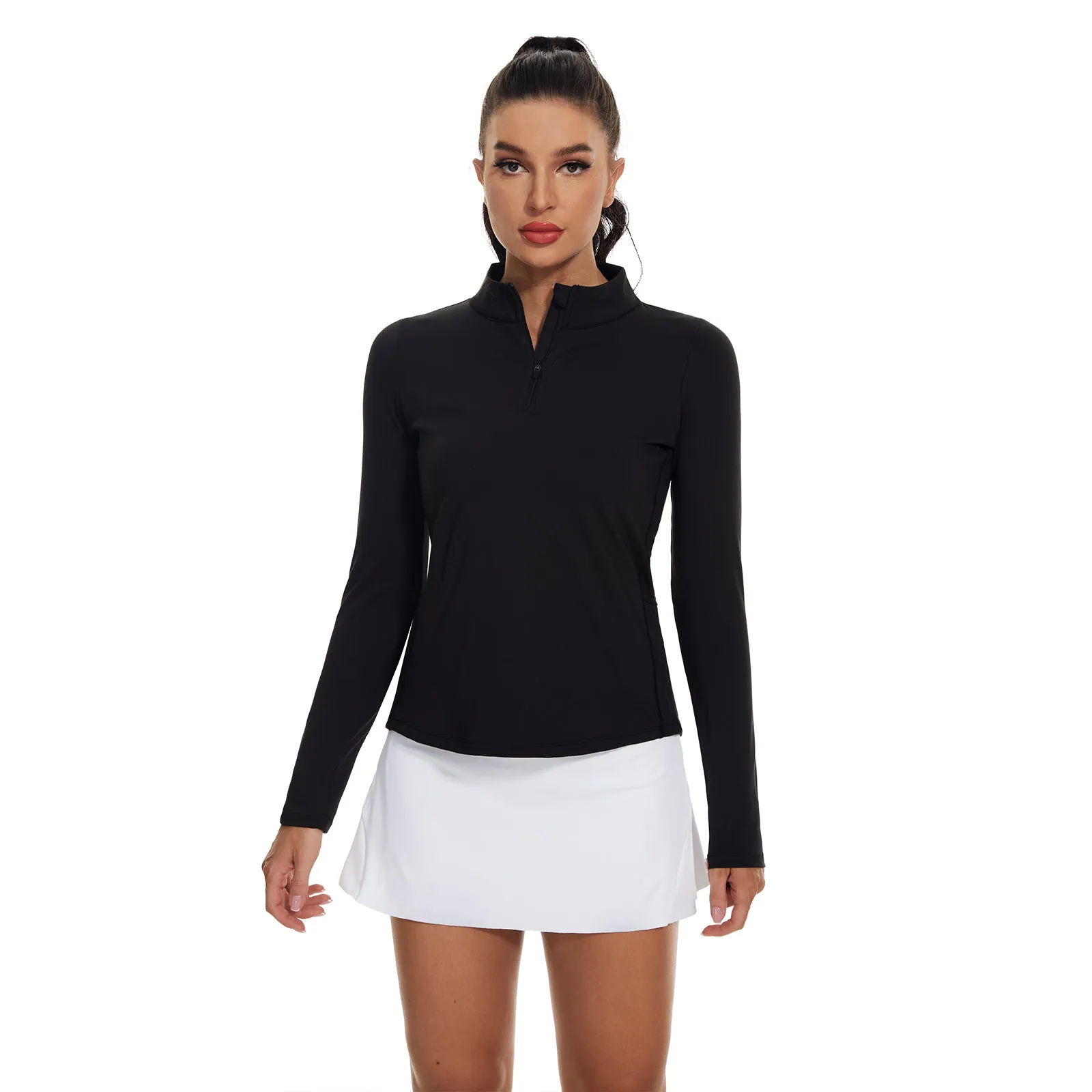 MOTEEPI Womens Golf Shirt Long Sleeve Athletic  Pullover