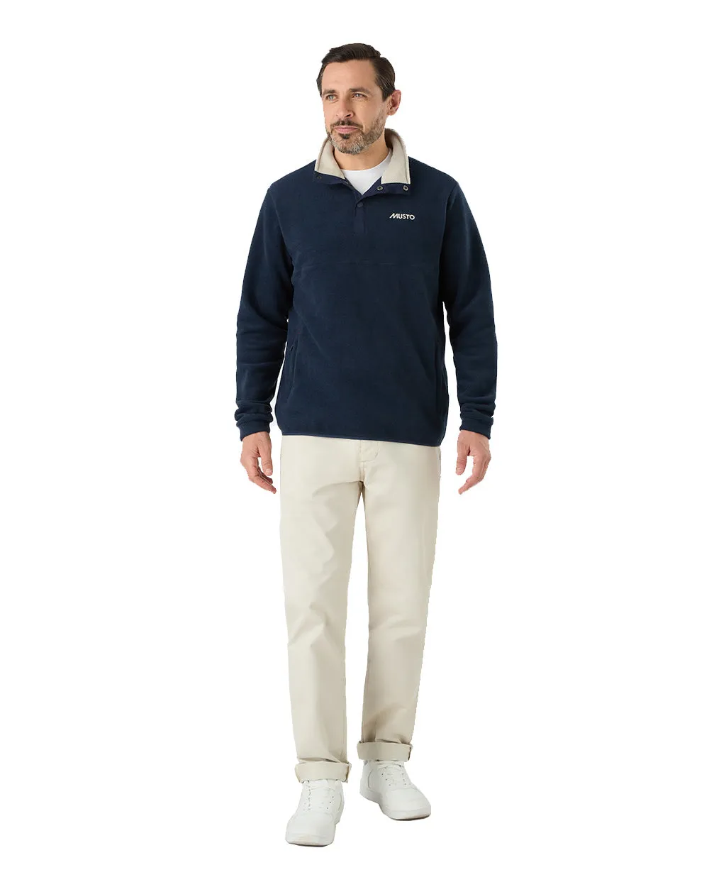 Musto Mens Classic Fleece Pullover