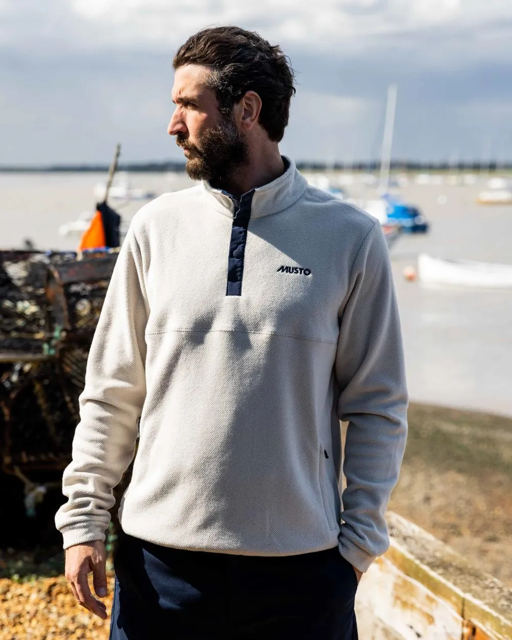 Musto Mens Classic Fleece Pullover