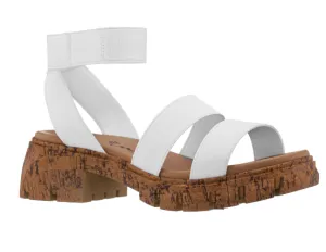 Nina - Seri White Chunky Sandal