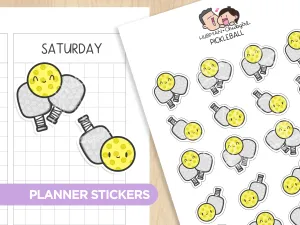 Pickleball Planner Stickers