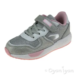 Primigi 7453400 Girls Silver Trainer