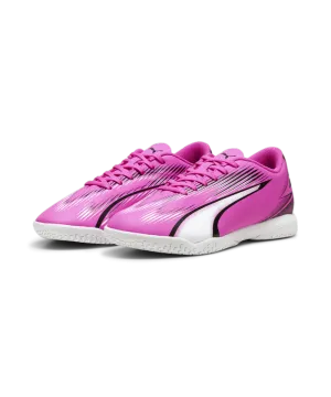 PUMA Ultra Play IT Adult Indoor Soccer Shoes 107766 01 PINK/BLACK/WHITE