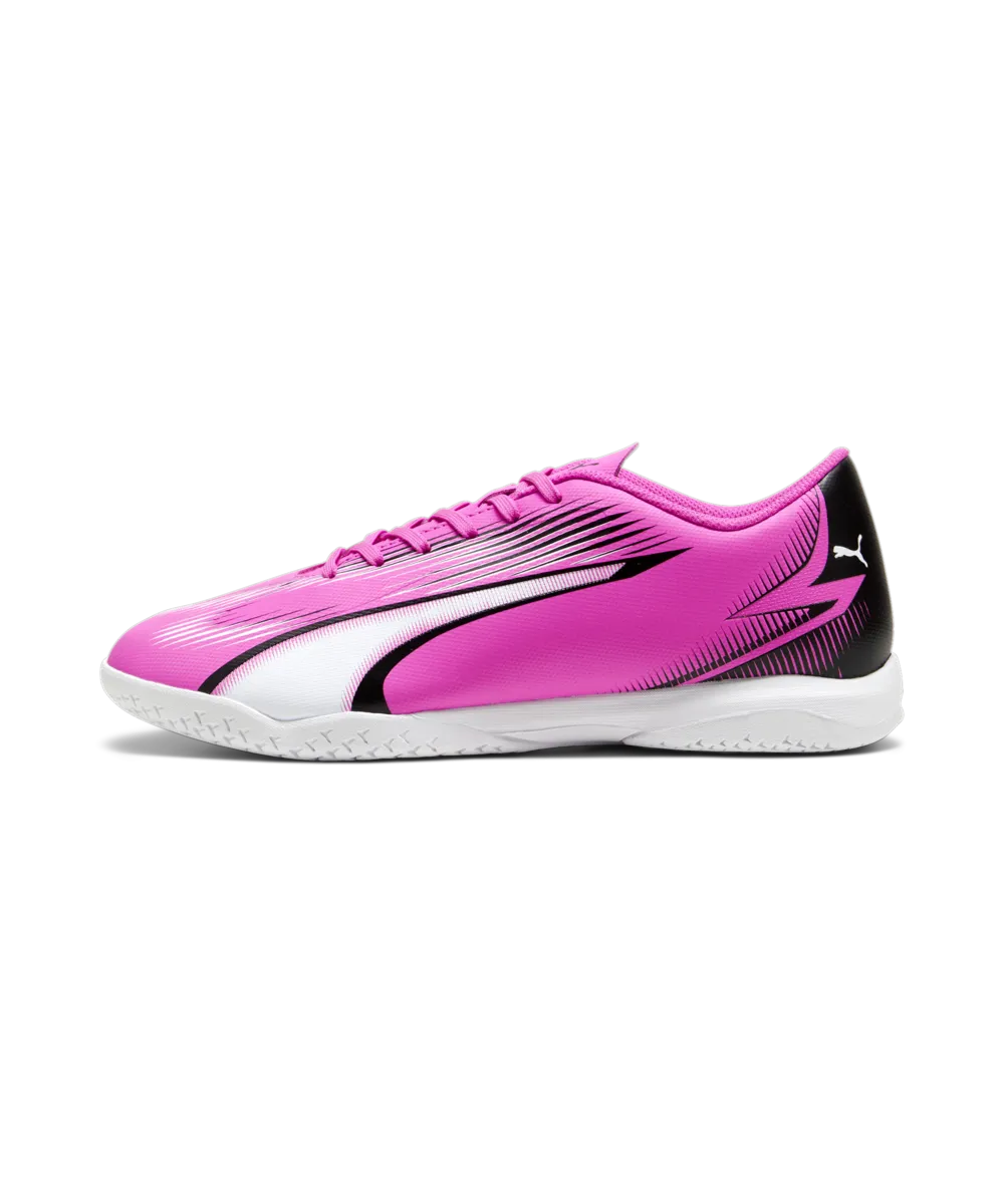 PUMA Ultra Play IT Adult Indoor Soccer Shoes 107766 01 PINK/BLACK/WHITE